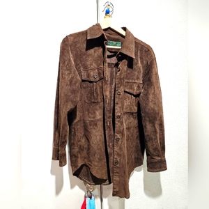 Embassy Row Suede Shirt/ jacket M